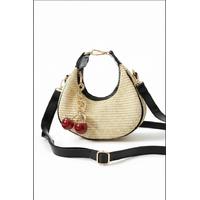 KADIN SİYAH HASIR EL ÇANTASI