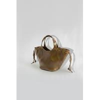 KADIN YAĞ YEŞİLİ EL ÇANTASI