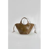 KADIN YAĞ YEŞİLİ EL ÇANTASI